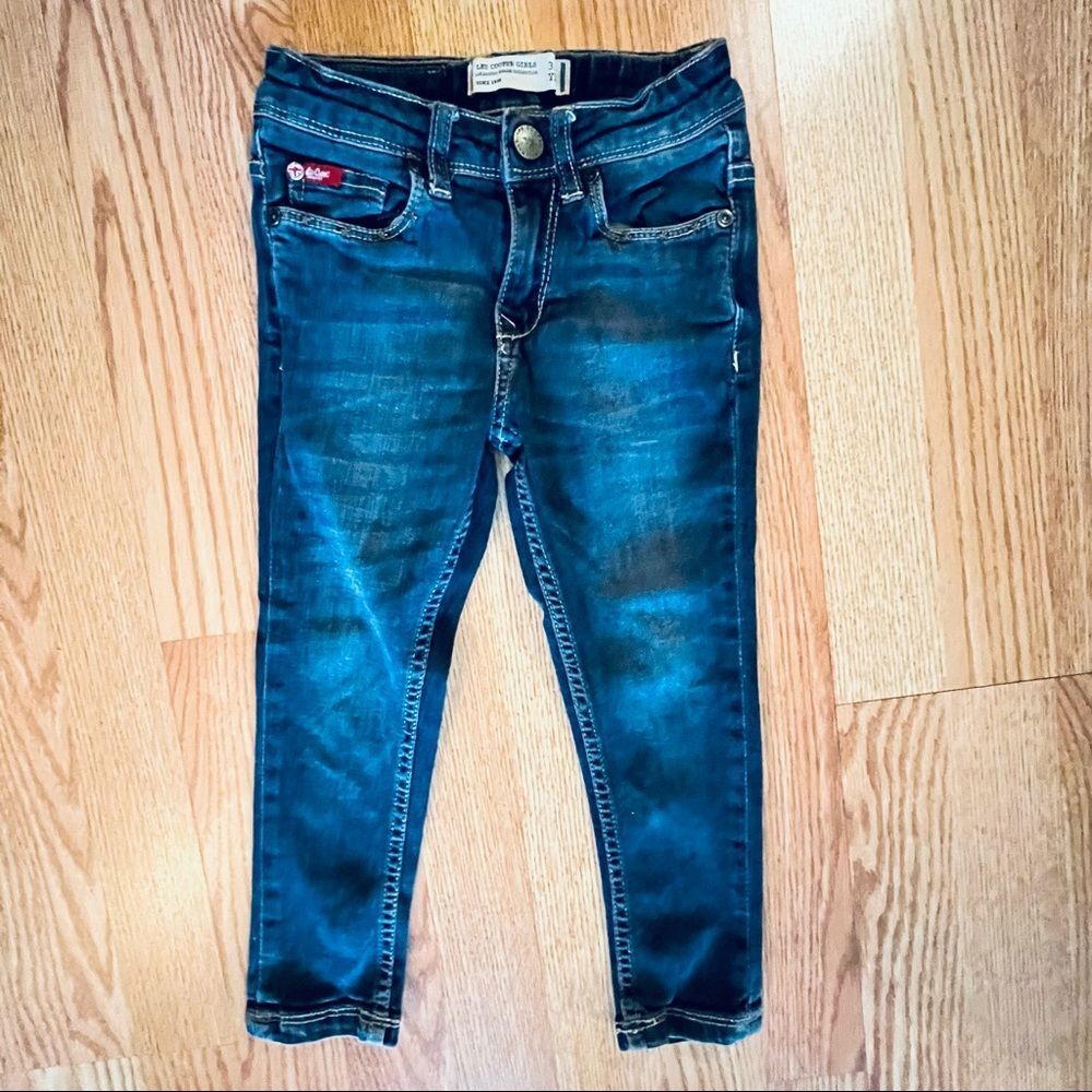 LEE Cooper Stretch Straight Leg Jeans Size 3/4